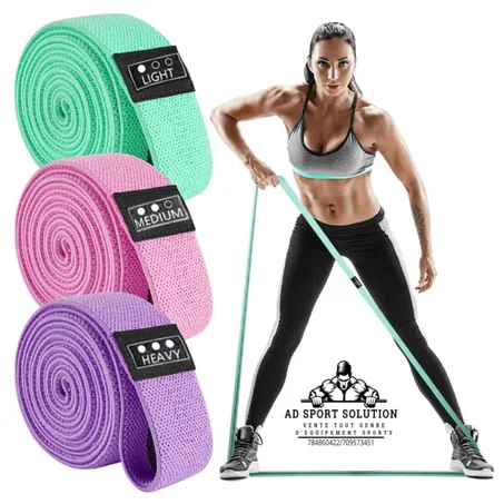Bandes de Résistance en Tissu – Lot de 3 Niveaux