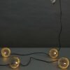 10 Warm White Fluted Solar String Lights