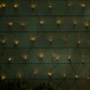 200 Warm White LED Net Outdoor Solar Lights
