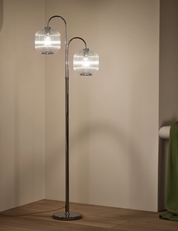 Amelia Ridged Floor Lamp