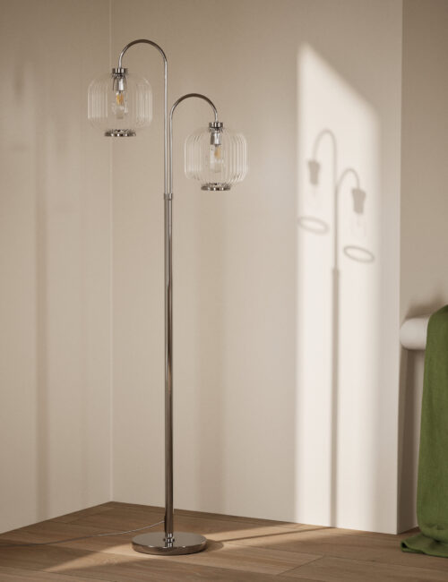 Amelia Ridged Floor Lamp