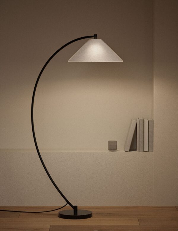Andie Curved Floor Lamp