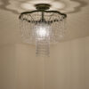 Beaded Semi-Flush Chandelier