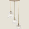 Callaghan Glass 3 Light Pendant