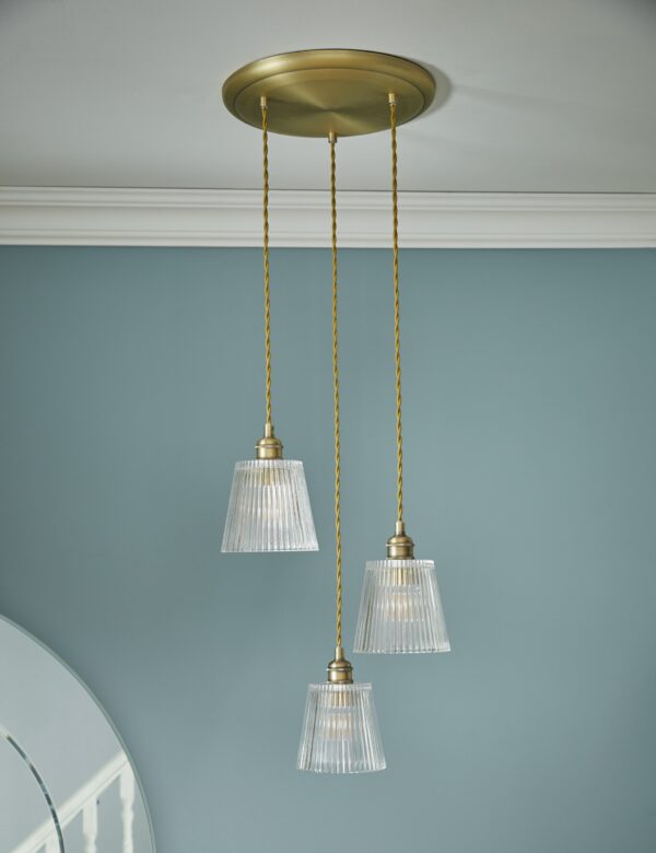 Callaghan Glass 3 Light Pendant