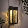 Crackle Solar Wall Light