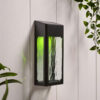Crackle Solar Wall Light