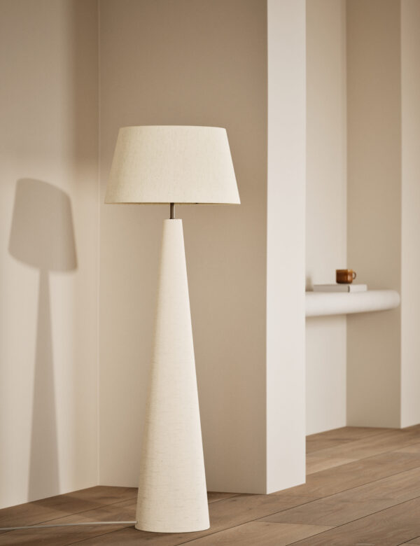 Diffused Fabric Shade Floor Lamp