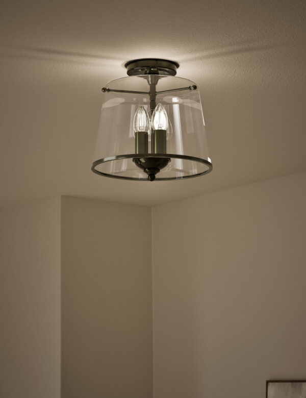 Elisabeth Glass Flush Ceiling Light