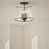 Elisabeth Glass Flush Ceiling Light