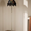 Floral Fringed Floor Lamp