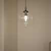 Glass Teardrop Pendant Light