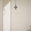 Glass Teardrop Pendant Light