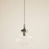 Glass Teardrop Pendant Light