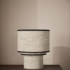 Layer Drum Table Lamp with Contrast Trim