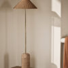 Lotus Rattan Floor Lamp