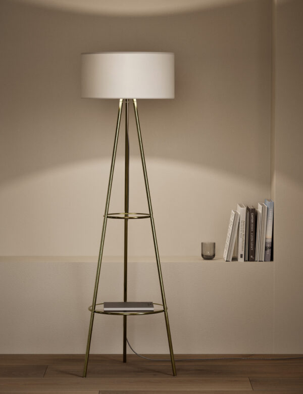 Metal Multi-Functional Floor Lamp