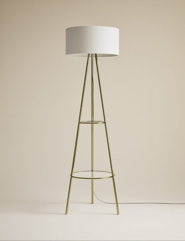 Metal Multi-Functional Floor Lamp