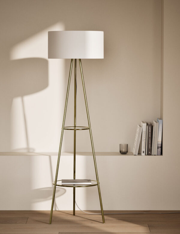 Metal Multi-Functional Floor Lamp