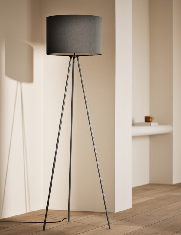 Metal Tripod Floor Lamp