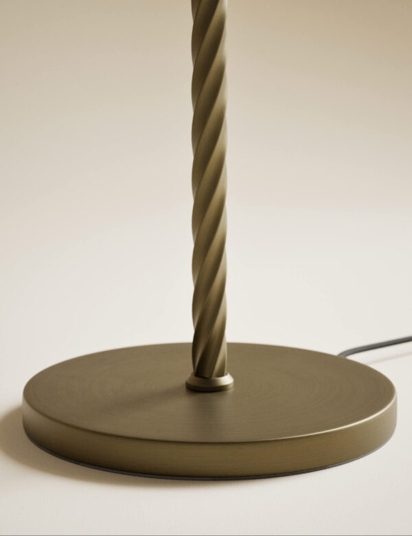Metal Twisted Floor Lamp Base