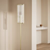 Monroe Ribbed Glass Floor Lamp