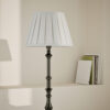 Pewter Candlestick Table Lamp