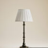 Pewter Candlestick Table Lamp