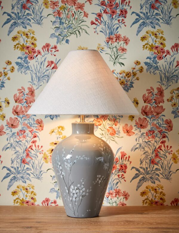 Pussywillow Ceramic Table Lamp