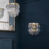 Rhosill Crystal Wall Light