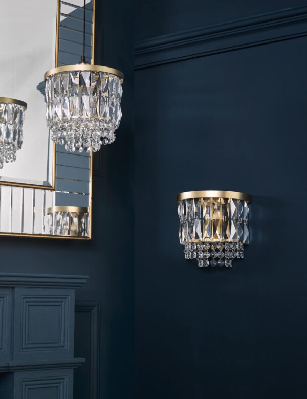 Rhosill Crystal Wall Light