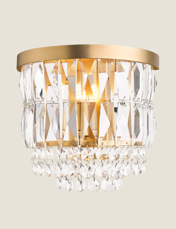 Rhosill Crystal Wall Light
