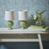 Set of 2 Artichoke Ceramic Table Lamps