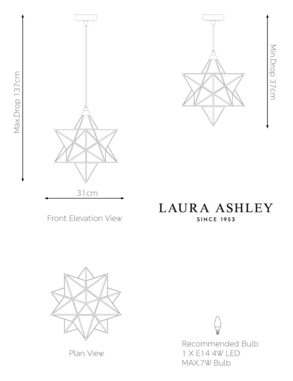 Star Small Pendant Light