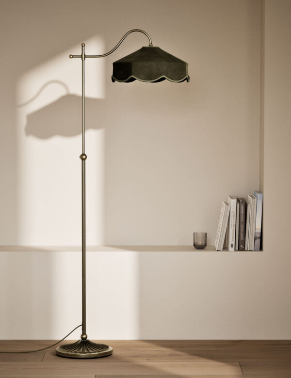 Winnie Velvet Floor Lamp