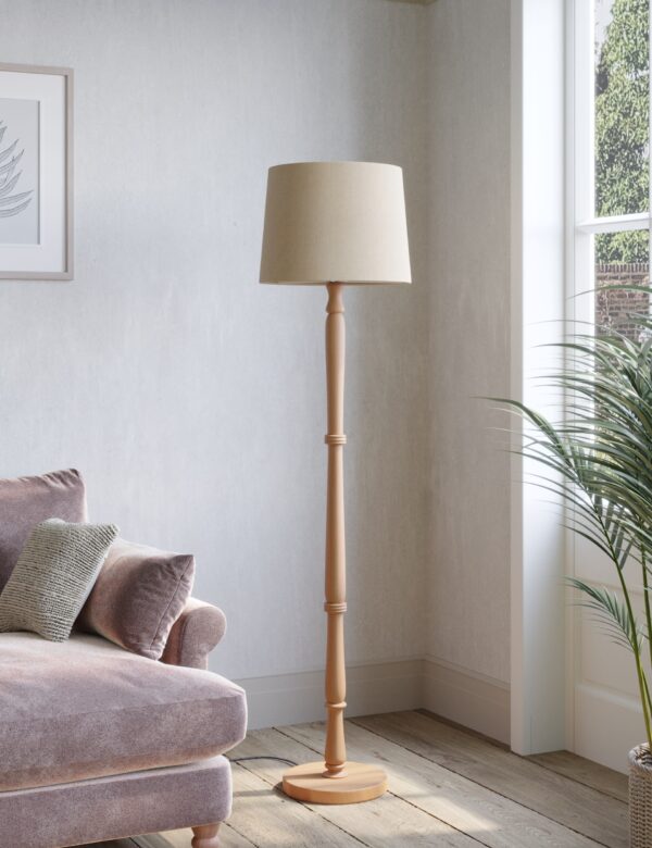 Wooden Floor Lamp